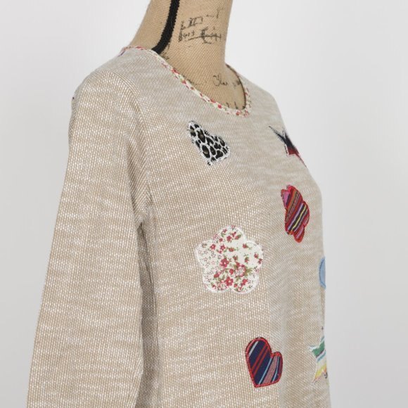 Dayou Fashion Woven Top Has Floral Trim size M - Picture 8 of 14